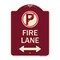 Signmission Fire Lane Heavy-Gauge Aluminum Architectural Sign, 24" x 18", BU-1824-24021 A-DES-BU-1824-24021 - alternate 1